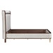 AICO Furniture Houston California King Channel Tufted Bed in Walnut - Visions in Furniture (La Mirada, CA)