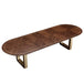 AICO Furniture Houston Oval Dining Table in Walnut - Visions in Furniture (La Mirada, CA)