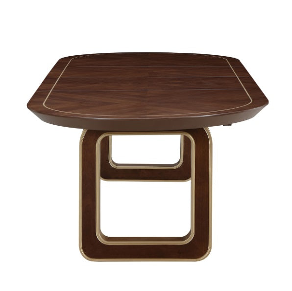 AICO Furniture Houston Oval Dining Table in Walnut - Visions in Furniture (La Mirada, CA)