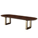 AICO Furniture Houston Oval Dining Table in Walnut - Visions in Furniture (La Mirada, CA)
