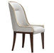 AICO Furniture Houston Assmebled Side Chair (Set of 2) in Walnut - Visions in Furniture (La Mirada, CA)