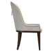 AICO Furniture Houston Assmebled Side Chair (Set of 2) in Walnut - Visions in Furniture (La Mirada, CA)
