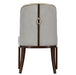 AICO Furniture Houston Assmebled Side Chair (Set of 2) in Walnut - Visions in Furniture (La Mirada, CA)