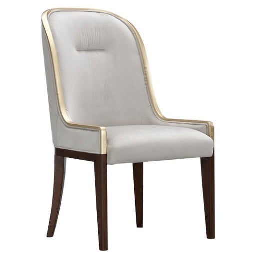 AICO Furniture Houston Assmebled Side Chair (Set of 2) in Walnut image