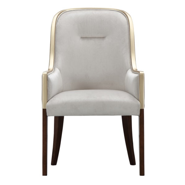 AICO Furniture Houston Assmebled Arm Chair in Walnut - Visions in Furniture (La Mirada, CA)