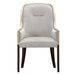 AICO Furniture Houston Assmebled Arm Chair in Walnut - Visions in Furniture (La Mirada, CA)
