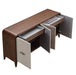 AICO Furniture Houston Sideboard in Walnut - Visions in Furniture (La Mirada, CA)