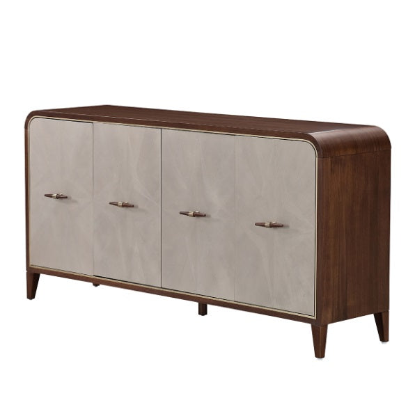 AICO Furniture Houston Sideboard in Walnut - Visions in Furniture (La Mirada, CA)