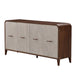 AICO Furniture Houston Sideboard in Walnut - Visions in Furniture (La Mirada, CA)
