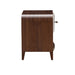 AICO Furniture Houston Small Nightstand in Walnut - Visions in Furniture (La Mirada, CA)