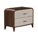 AICO Furniture Houston Large Nightstand in Walnut - Visions in Furniture (La Mirada, CA)