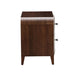 AICO Furniture Houston Large Nightstand in Walnut - Visions in Furniture (La Mirada, CA)