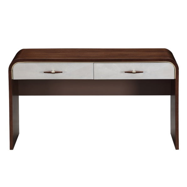 AICO Furniture Houston Vanity Desk in Walnut - Visions in Furniture (La Mirada, CA)