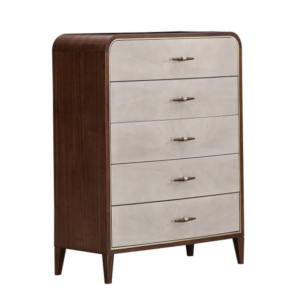 AICO Furniture Houston Chest in Walnut - Visions in Furniture (La Mirada, CA)