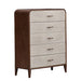 AICO Furniture Houston Chest in Walnut - Visions in Furniture (La Mirada, CA)