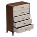 AICO Furniture Houston Chest in Walnut - Visions in Furniture (La Mirada, CA)