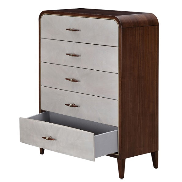 AICO Furniture Houston Chest in Walnut - Visions in Furniture (La Mirada, CA)