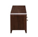 AICO Furniture Houston Media Cabinet in Walnut - Visions in Furniture (La Mirada, CA)