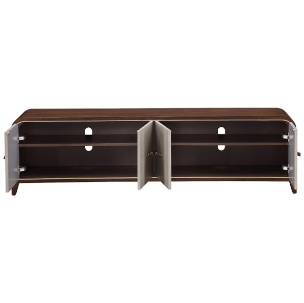 AICO Furniture Houston Media Cabinet in Walnut - Visions in Furniture (La Mirada, CA)