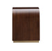 AICO Furniture Houston End Table in Walnut - Visions in Furniture (La Mirada, CA)