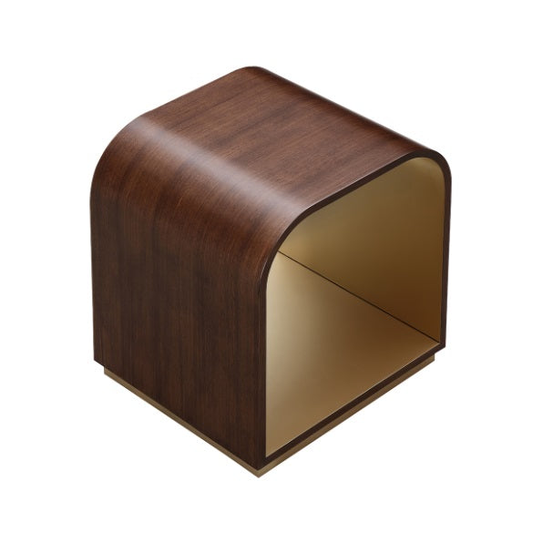 AICO Furniture Houston End Table in Walnut - Visions in Furniture (La Mirada, CA)