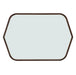 AICO Furniture Houston Wall Mirror in Walnut - Visions in Furniture (La Mirada, CA)