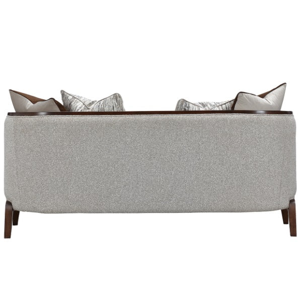 AICO Furniture Houston Loveseat Pebble in Walnut - Visions in Furniture (La Mirada, CA)