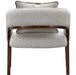AICO Furniture Houston Accent Chair Pebble in Walnut - Visions in Furniture (La Mirada, CA)