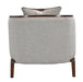 AICO Furniture Houston Chaise Pebble in Walnut - Visions in Furniture (La Mirada, CA)