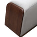 AICO Furniture Houston Accent Bench in Walnut - Visions in Furniture (La Mirada, CA)