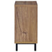 Teller 1-door Entryway Shoe Storage Cabinet Natural Oak - Visions in Furniture (La Mirada, CA)