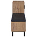 Teller 1-door Entryway Shoe Storage Cabinet Natural Oak - Visions in Furniture (La Mirada, CA)