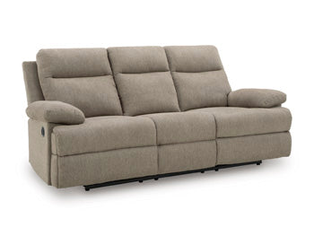 Side-Swipe Reclining Sofa with Drop Down Table - Visions in Furniture (La Mirada, CA)
