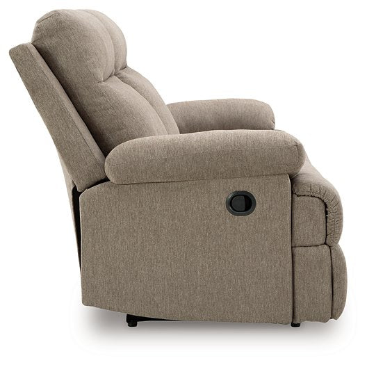Side-Swipe Reclining Sofa with Drop Down Table - Visions in Furniture (La Mirada, CA)