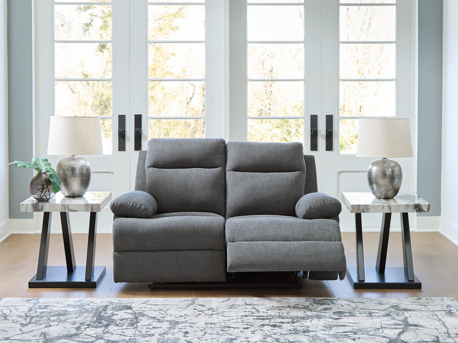 Side-Swipe Reclining Loveseat - Visions in Furniture (La Mirada, CA)