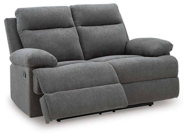 Side-Swipe Reclining Loveseat - Visions in Furniture (La Mirada, CA)