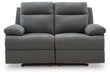 Side-Swipe Reclining Loveseat - Visions in Furniture (La Mirada, CA)