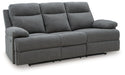 Side-Swipe Reclining Sofa with Drop Down Table - Visions in Furniture (La Mirada, CA)