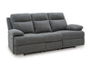 Side-Swipe Reclining Sofa with Drop Down Table - Visions in Furniture (La Mirada, CA)