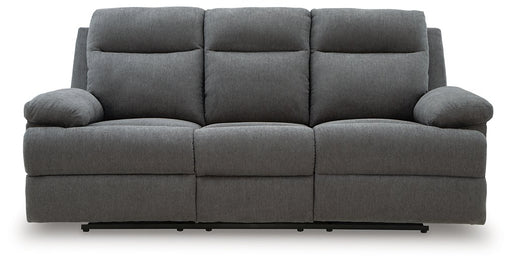 Side-Swipe Reclining Sofa with Drop Down Table - Visions in Furniture (La Mirada, CA)