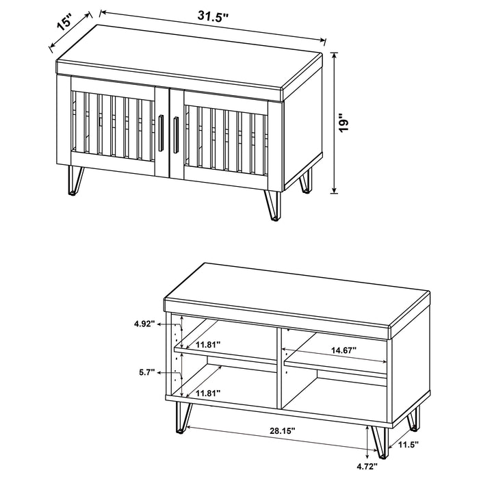 Brixton Storage Benches - Visions in Furniture (La Mirada, CA)