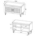 Brixton Storage Benches - Visions in Furniture (La Mirada, CA)