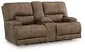 Beckley Place Power Reclining Loveseat with Console - Visions in Furniture (La Mirada, CA)