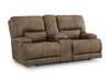 Beckley Place Power Reclining Loveseat with Console - Visions in Furniture (La Mirada, CA)