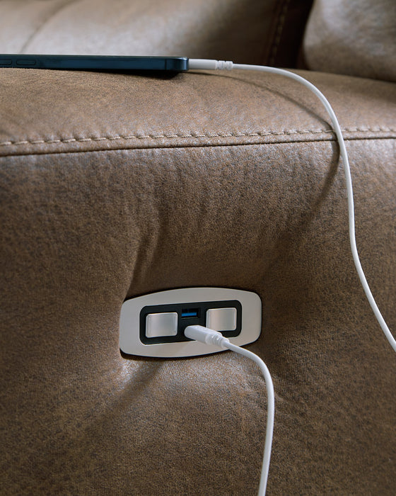 Beckley Place Power Reclining Sofa - Visions in Furniture (La Mirada, CA)