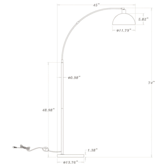 Gloria Floor Lamp - Visions in Furniture (La Mirada, CA)