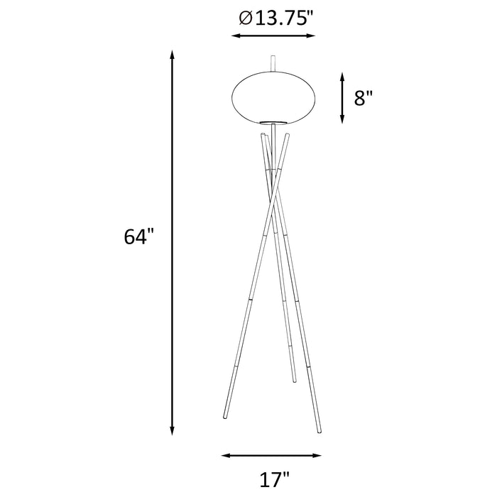 Layton Floor Lamps - Visions in Furniture (La Mirada, CA)