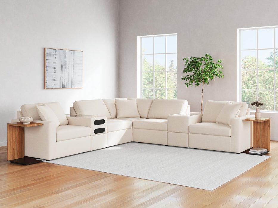 Modmax Balanced Sectional with Audio and Storage Consoles - Visions in Furniture (La Mirada, CA)