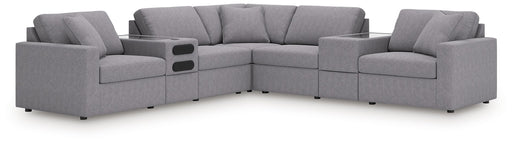Modmax Balanced Sectional with Audio and Storage Consoles - Visions in Furniture (La Mirada, CA)