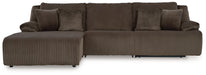 Top Tier Sectional Sofa Chaise - Visions in Furniture (La Mirada, CA)